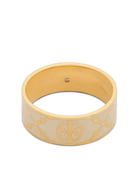  Tory Burch Double T Enamel-detail Ring - Gold 