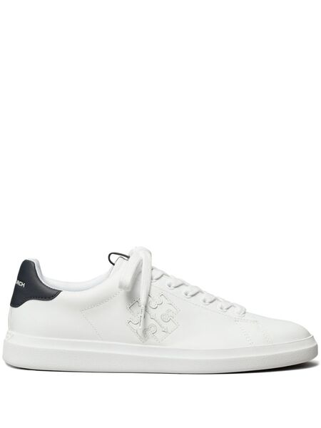  Tory Burch Double T Howell Court Sneakers - White 