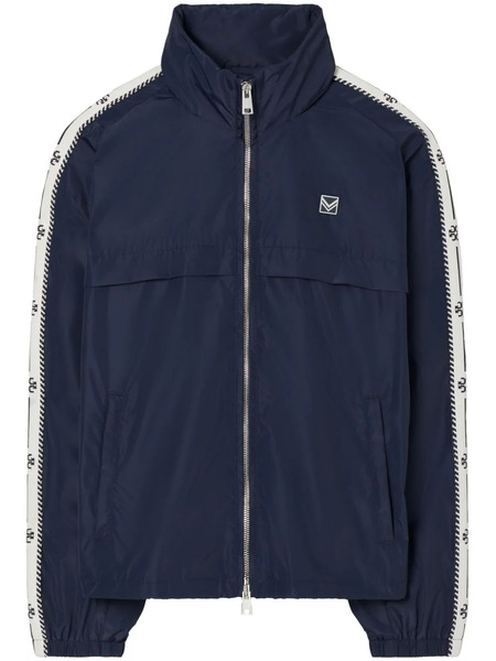  Tory Burch Double T Logo Full-zip Jacket - Blue 