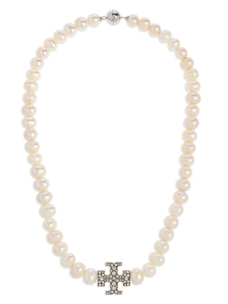  Tory Burch Faux-pearl Necklace - Neutrals 