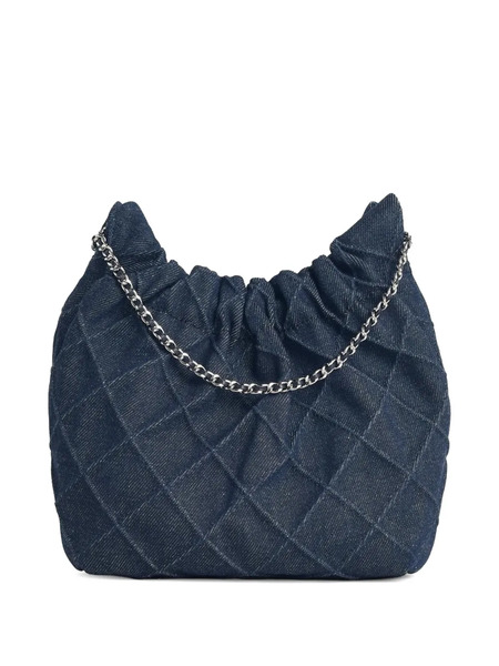  Tory Burch Fleming Quilted Mini Bag - Blue 