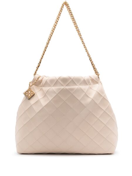  Tory Burch Fleming Soft Drawstring Tote Bag - Neutrals 