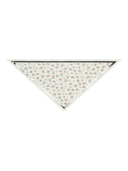  Tory Burch Floral Triangle Scarf - Neutrals 