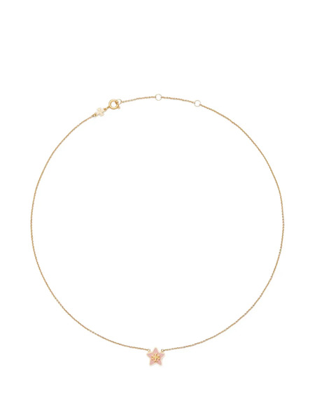  Tory Burch Forget Me Not Star-pendant Necklace - Gold 