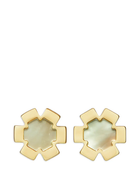  Tory Burch Forget Me Not Stud Earrings - Gold 