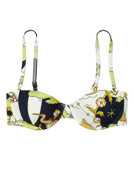  Tory Burch Graphic-print Underwired Bikini Top - Blue 
