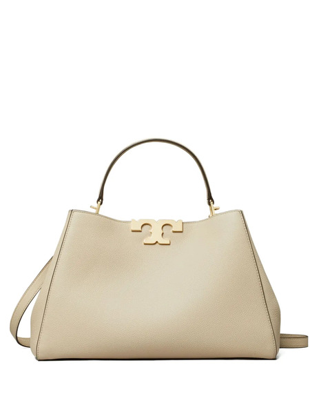  Tory Burch Large The Eleanor Double-handle Logo Satchel - Neutrals 
