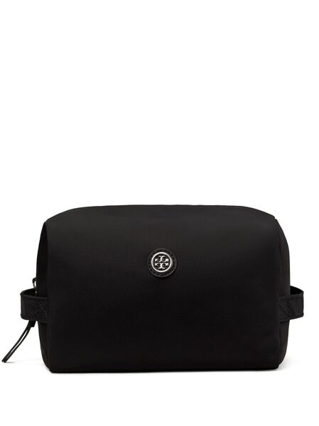  Tory Burch Large Virginia Make Up Bag - Black 