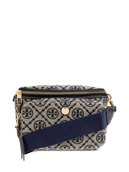  Tory Burch Logo-monogram Zipped Mini Bag - Neutrals 