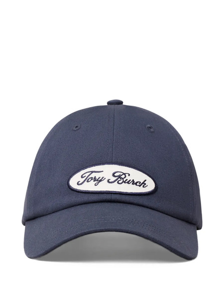  Tory Burch Logo-patch Baseball Cap - Blue 