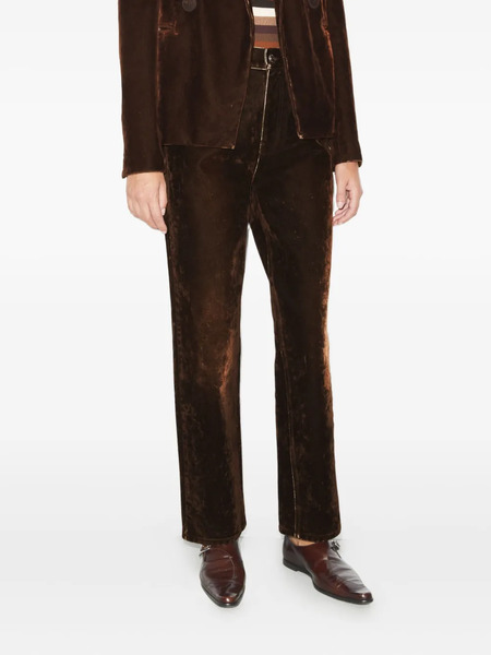  Tory Burch Logo-patch Jeans - Brown 