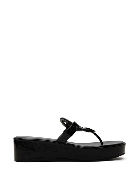  Tory Burch Logo-plaque Sandals - Black 