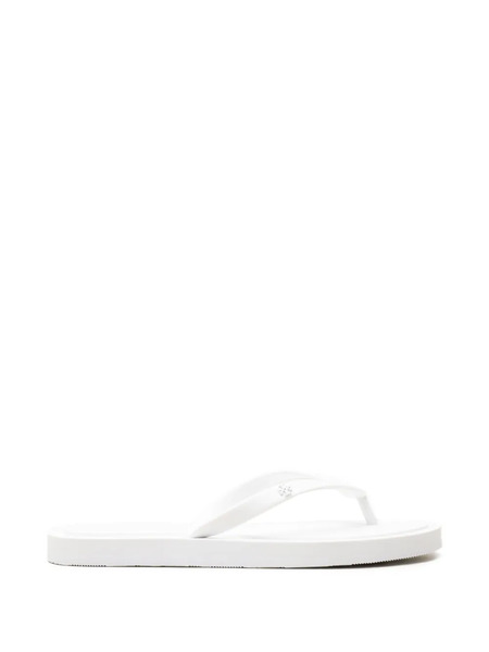  Tory Burch Logo-plaque Slides - White 