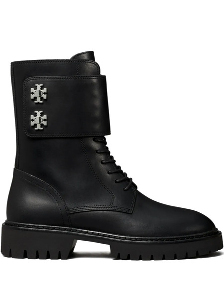  Tory Burch Lug Double-t Boots - Black 