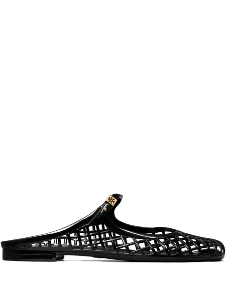  Tory Burch Mellow Flat Mules - Black 