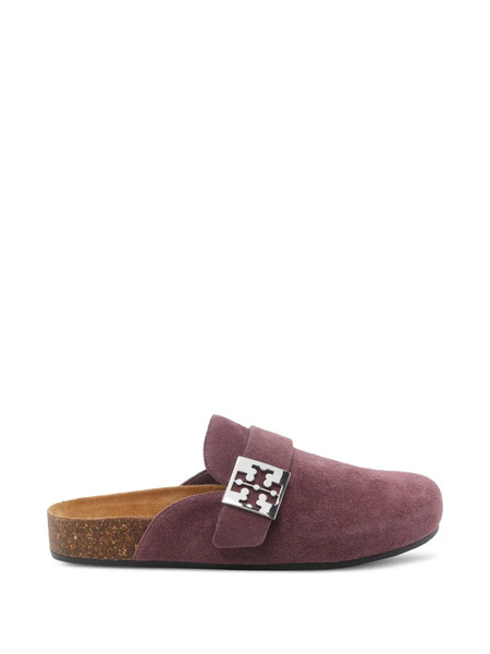 Tory Burch Mellow Golden-buckle Mules - Purple 