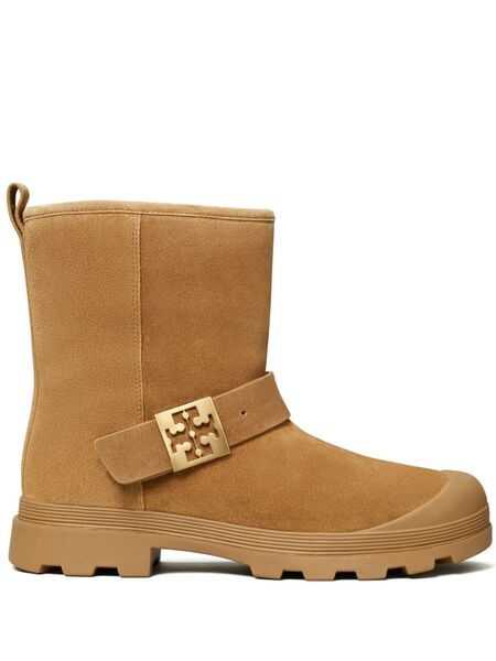  Tory Burch Mellow Shearling Boots - Brown 