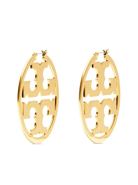 Tory Burch Miller Hoop Earrings - Gold 