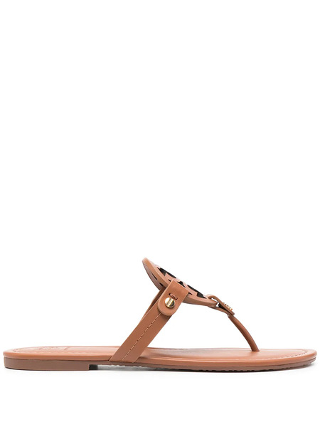  Tory Burch Miller Leather Sandals - Brown 
