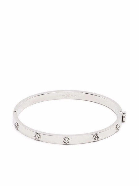  Tory Burch Miller 5mm Hinge Bracelet - Silver 
