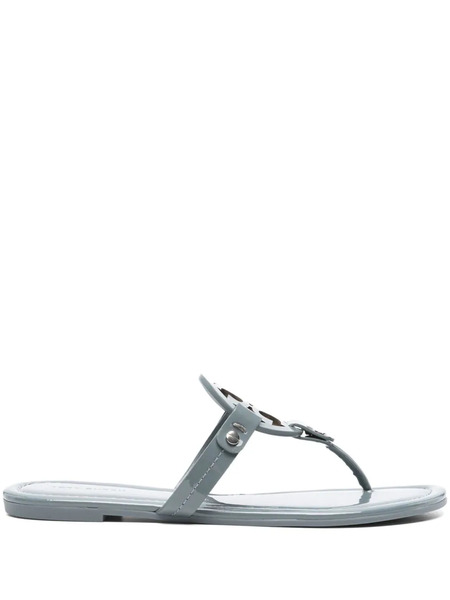  Tory Burch Miller Patent-leather Flip Flops - Blue 