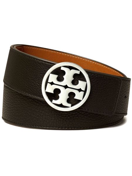  Tory Burch Miller Reversible Leather Belt - Neutrals 