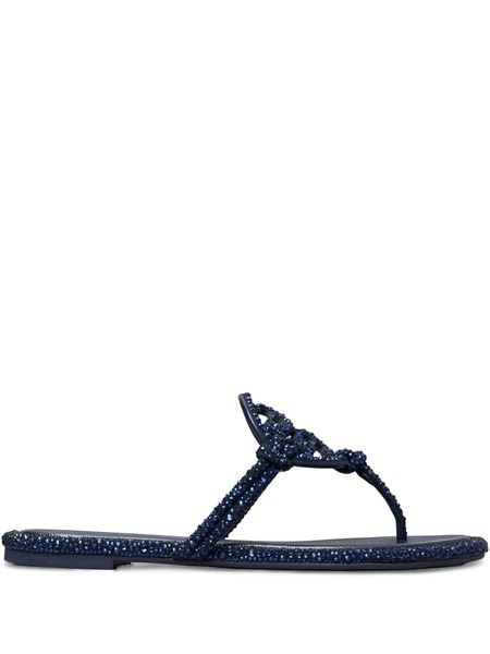  Tory Burch Miller Slides - Blue 