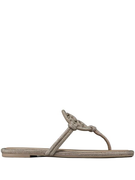  Tory Burch Miller Slides - Neutrals 