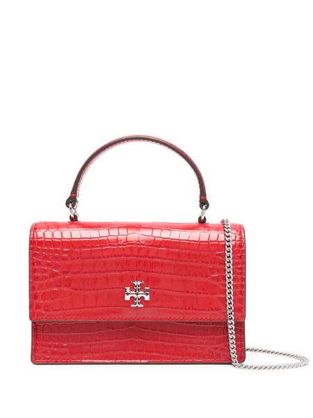  Tory Burch Mini Kira Embossed Handbag - Red 