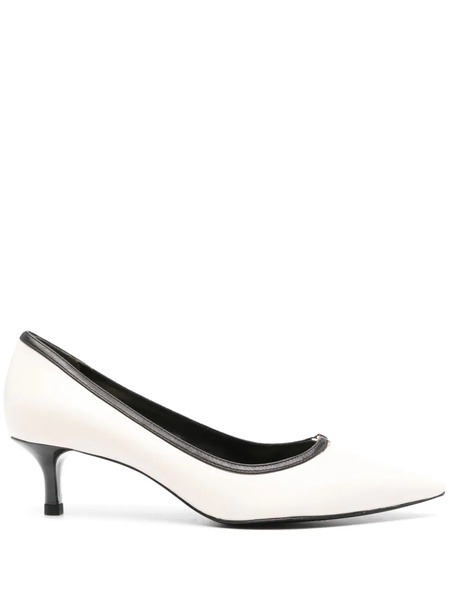  Tory Burch 40mm Double T Pumps - Neutrals 
