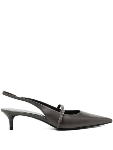  Tory Burch 45mm Logo-buckle Pumps - Grey 