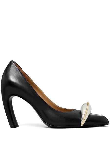  Tory Burch 90mm Pierced Xl Pumps - Black 