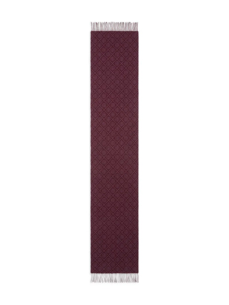  Tory Burch Monogram Oblong Scarf - Red 