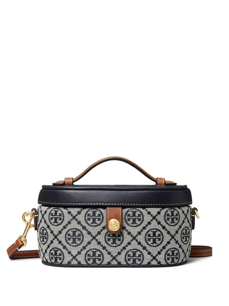  Tory Burch Monogram-pattern Tote Bag - Blue 