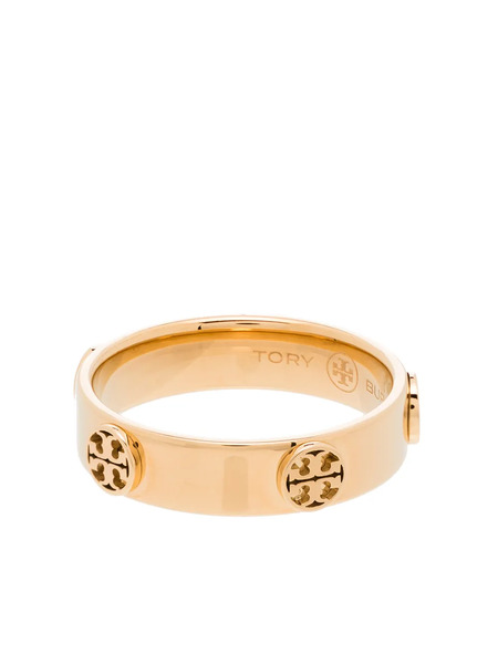  Tory Burch Multi-logo Band Ring - Gold 