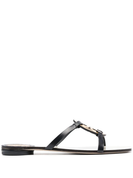  Tory Burch Open-toe Slides - Black 