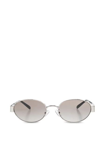  Tory Burch Oval-frame Sunglasses - Silver 
