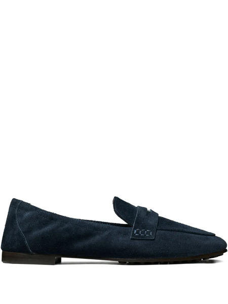  Tory Burch Penny-strap Suede Loafers - Blue 