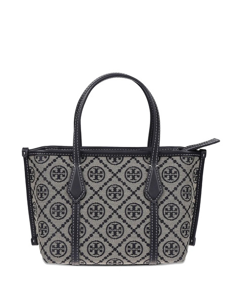  Tory Burch Perry Monogram Tote Bag - Neutrals 
