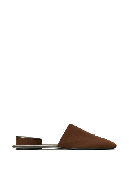  Tory Burch Pierced Mules - Brown 
