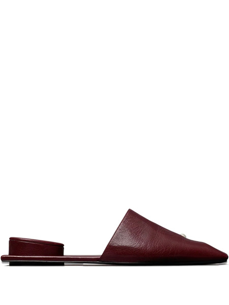  Tory Burch Pierced Mules - Red 