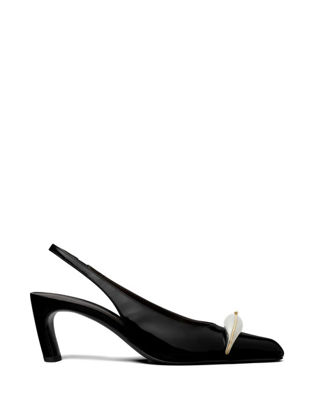  Tory Burch Pierced Slingback Heel - Black 