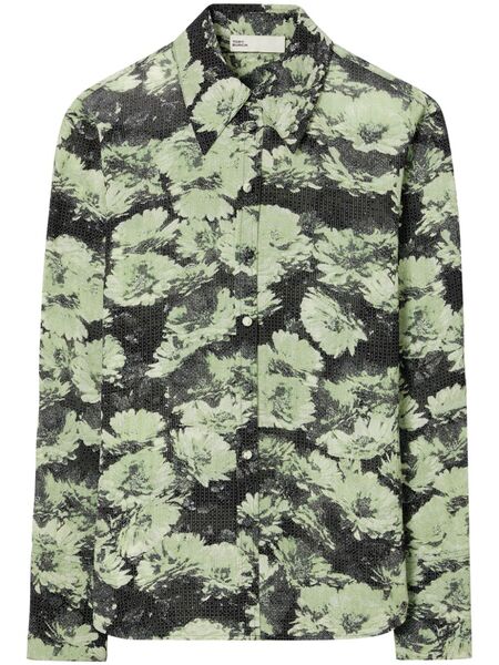  Tory Burch Printed Shirt - Green 