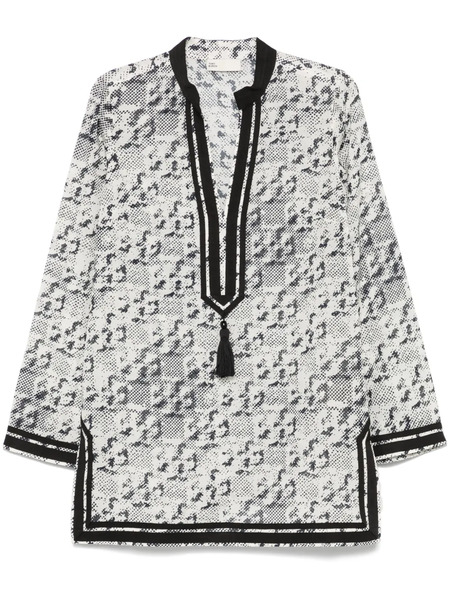  Tory Burch Printed Tunic - Neutrals 