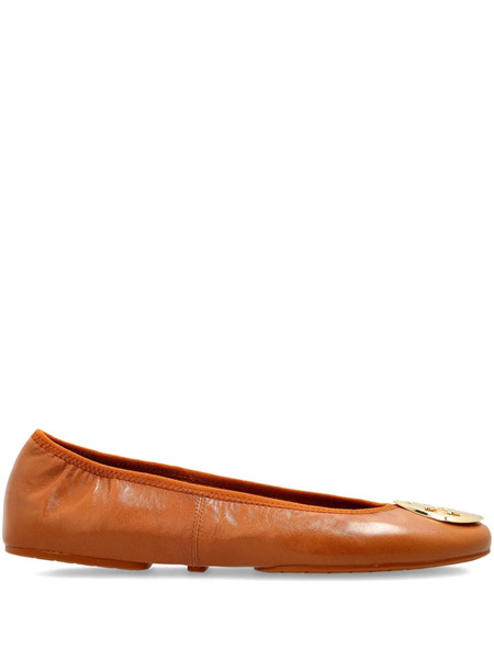  Tory Burch Reva Travel Ballet Flats - Brown 
