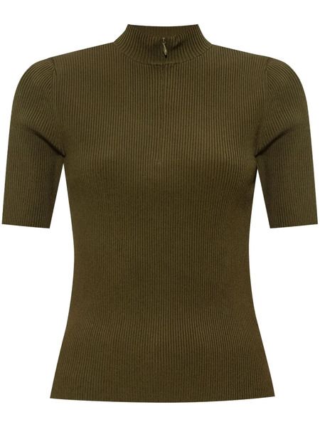  Tory Burch Ribbed T-shirt - Green 