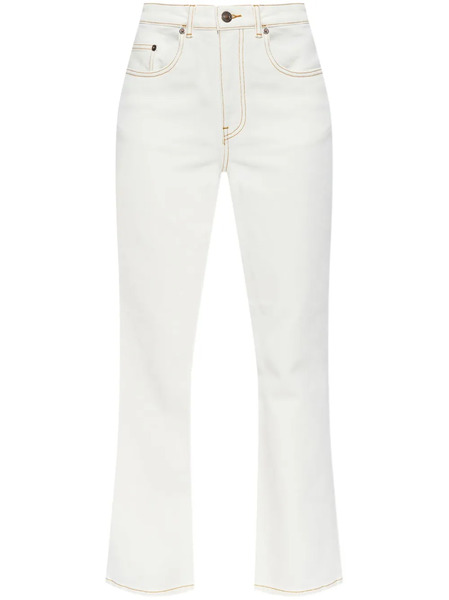  Tory Burch Slim Jeans - White 