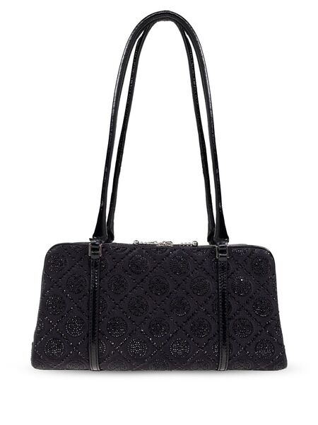  Tory Burch Small T Monogram Shoulder Bag - Black 