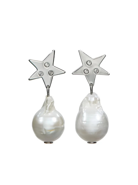  Tory Burch Star-pearl Earrings - 056 