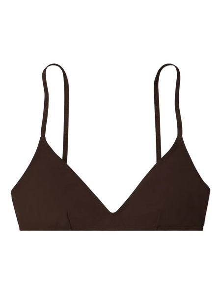  Tory Burch Triangle Cup Bralette - Brown 